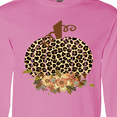 thumbnail image 4 of Inktastic Cheetah Print Pumpkin Long Sleeve T-Shirt, 4 of 5