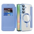 thumbnail image 2 of For Samsung Galaxy S26 Plus 5G Wallet Cell Cover, RFID Blocking, PU Leather,With Flip Cover Multi-Card Slots Pocket, Ultra Thin Magneti Protective Cover,Blue,For Galaxy S26 Plus 5G, 2 of 8