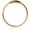 1PC - 8mm Gold, variant on Briana Williams 22G Surgical Steel Seamless Continuous Hoop Rings Nose Eyebrow Tragus Lip Ear Ring BCR