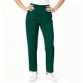 thumbnail image 5 of Utoimkio Women's Scrub Pants Elastic Drawstring Waist Straight Leg Trousers with Side Cargo Pocket Stretch Fabric for Medical Nurse Uniform, 5 of 6