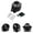 Black, variant on BIMZUC Multi Purpose Sea Marine Bracket Mount Compass for Boat Caravan Truck Navigation Black (3.54 inches / 9 cm)