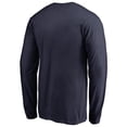 thumbnail image 4 of Men's Navy Buffalo Sabres Splatter Logo Long Sleeve T-Shirt, 4 of 4