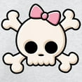 thumbnail image 3 of CafePress - Cute Skull Girl Sweatshirt - Crew Neck Sweatshirt, 3 of 4