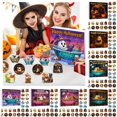thumbnail image 2 of Hallo-ween 2D Acrylic Countdown Ornaments, Reusable Hanging Tree Decorations, Easy-Open Sealed Windows, Festive Holiday Home & Party Decor for Family, Mantel, Classroom, 2 of 5