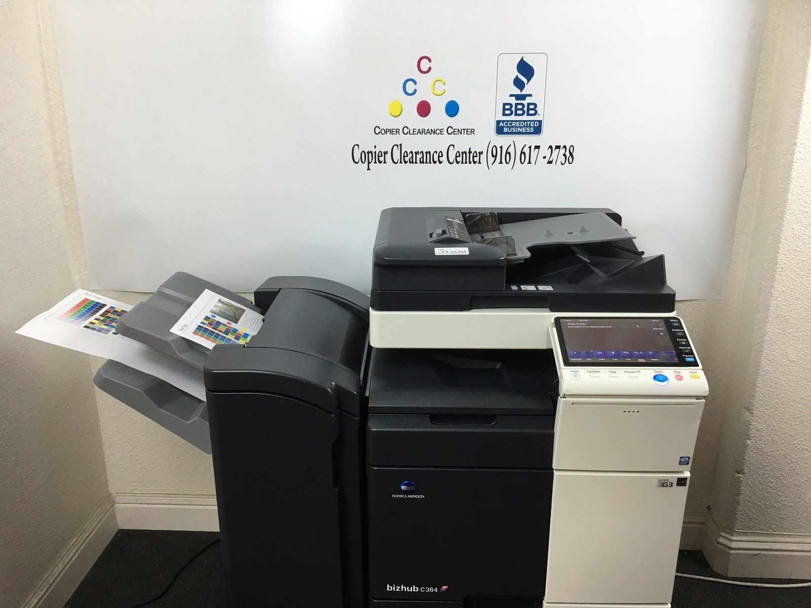 Konica Minolta Bizhub C364 Copier Printer Scanner Fax NEW DRUMS LOW 141k -  Walmart.com