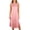 Pink, variant on UAMVSH Womens Summer Dresses Comfy Sleeveless Crewneck Midi Dress Side Split Casual Flowy Long Dress Spring Clothes