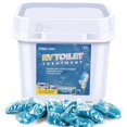 thumbnail image 1 of PAULINN RV Toilet Treatment Drop Ins, 50 Packs Holding Tank Deodorizer for RV Black & Grey Water Tank Camper Marine Boat Camping Portable Porta Potty Chemicals Break Down Waste, Septic Tank Safe, Blue, 1 of 8