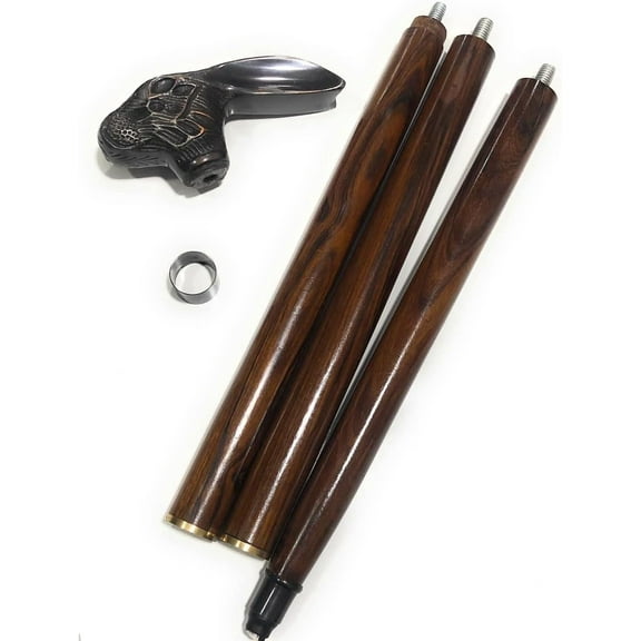 NAUTICALMARTUS Antique Solid Metal Rabbit Head Antique Collection Walking Stick for Handle Nautical Style Walking Stick Cane Gift