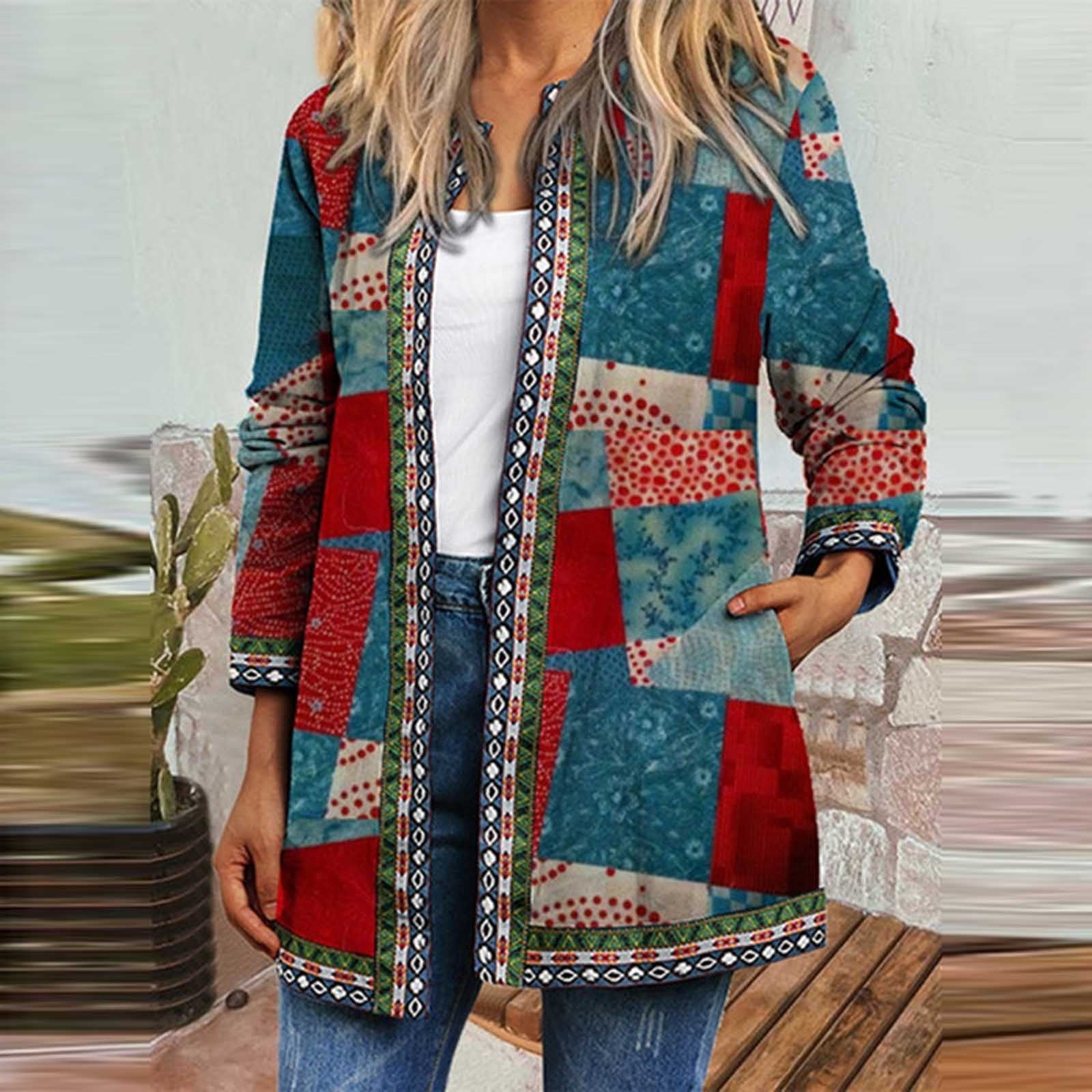 Cheerom Women s Vintage Print Ethnic Cardigan in Kosovo at 85 Rating 5