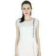 thumbnail image 4 of Bimba Women Chic Long custom Kurta Kurti Ethnic Indian Tunic Hand Embroidered Blouse, 4 of 9