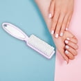 thumbnail image 3 of Unique Bargains 6 Pcs Fingernail Cleaner Nail Brush Fingernail Cleaning Tools with Plastic Handle Clear Purple, 3 of 8