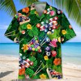 thumbnail image 2 of Camiseta hawaiana divertida para hombre con estampado de billar en 3D, camiseta holgada de verano para playa de manga corta de gran tamaño, ropa para hombre, 2 of 5