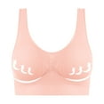 thumbnail image 3 of Gmluru Womens Bras Ultra-Comfort Wireless Seamless Racerback Bra Breathable Light Lift Tank Style 5-Pack Pink (M), 3 of 6