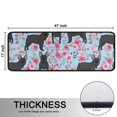thumbnail image 5 of Kitchen Rugs Sets Of 2,French Bulldog and Flower Anti Fatigue Kitchen Mat Rugs Non Slip Washable,Decorative Kitchen Floor Mats for Kitchen,Sink,Laundry,17"x47"+17"x47", 5 of 5