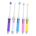 thumbnail image 2 of KLKCMS 5 Pieces Assorted Bead Pen Creative Multipurpose Ball Pen Bead Ballpoint Pen for, 2 of 9