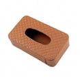 thumbnail image 1 of leather car tissue box car sun visor type hanging rectangle shaped tissue box container towel napkin tissue holder paper rack, 1 of 3