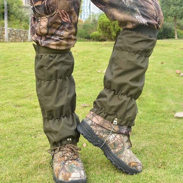 Guêtres d'extérieur Anti-Morsure de Serpent protège-Jambes réglables Anti-Insectes Housse de Protection pour Legging pour la Chasse et la randonnée