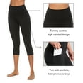 thumbnail image 3 of Stelle Women's Yoga Capri Yoga Pants with Side Pocket, 3 of 6