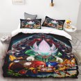 thumbnail image 3 of Funda nórdica 3D Exquisito fondo de pantalla de Sonic Anime Impresión digital Edredón Juego de cama Decoración de dormitorio Regalo para jóvenes Niños Niñas Niños, 3 of 5