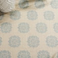 thumbnail image 6 of SAFAVIEH Beach House Regent Geometric Indoor/Outdoor Runner Rug, Cream/Aqua, 2'2" x 6' - Traditional Design, Cream & Aqua, Weather Resistant, Non-Shedding & Easy Cleaning, Ideal for Patio, Entryway,, 6 of 7
