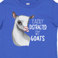 thumbnail image 4 of Inktastic Easily Distracted by Goats Cute Goat Boys or Girls Baby T-Shirt, 4 of 5