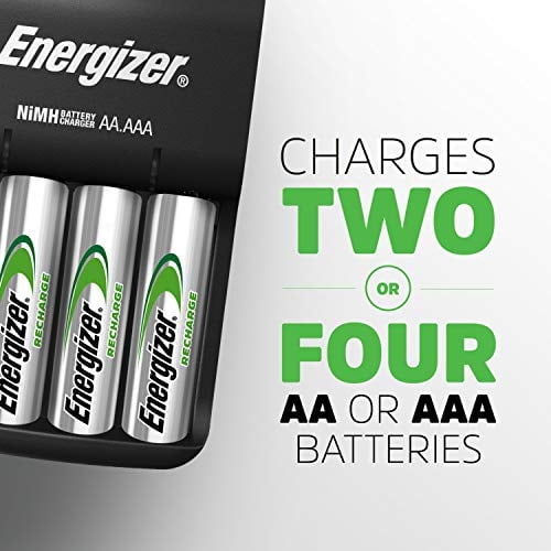 Recarga Energizer Cargador Básico para Baterías Recargables 1 Recuento