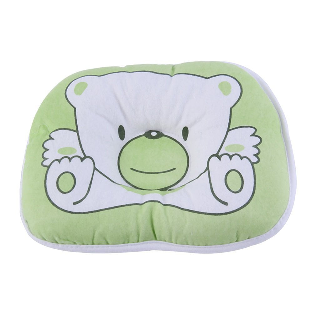 Newborn Bear Printed Pillow Infant Baby Support Cushion Pad Prevent Flat Head Newborn Bear Printed Pillow Infant Baby Support Cushion Pad Prevent Flat Head