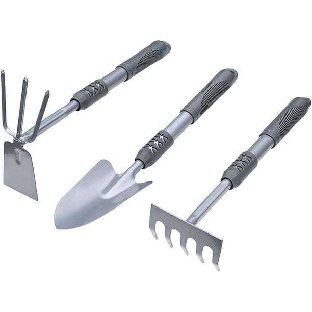 Egebert Gardening Tools Set 3 Pieces Heavy Duty Garden Tool Set with