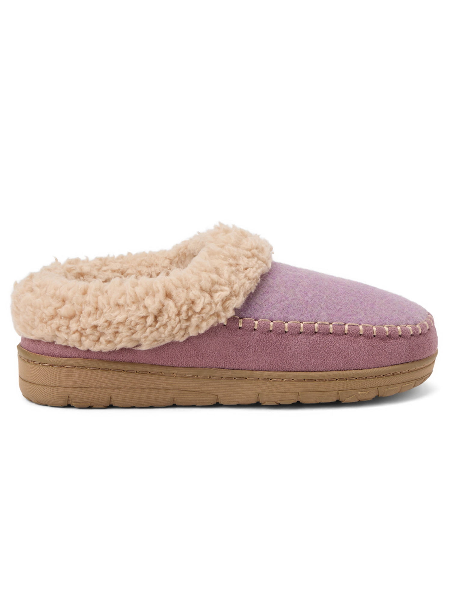 Dearfoams Cozy Comfort Women's Moc Toe Clog Slippers