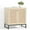 Light Oak-R, variant on Glavbiku Black 2-Door Sideboard with Curve Line Door,Gold Handle - Living Room Accent Cabinet,31.4"L