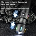 thumbnail image 2 of SBYOJLPB Multi Functional Flashlight for Outdoor Portable Charging Long-Lasting Three Types of Lighting Mini Strong Light Flashlight, 2 of 9