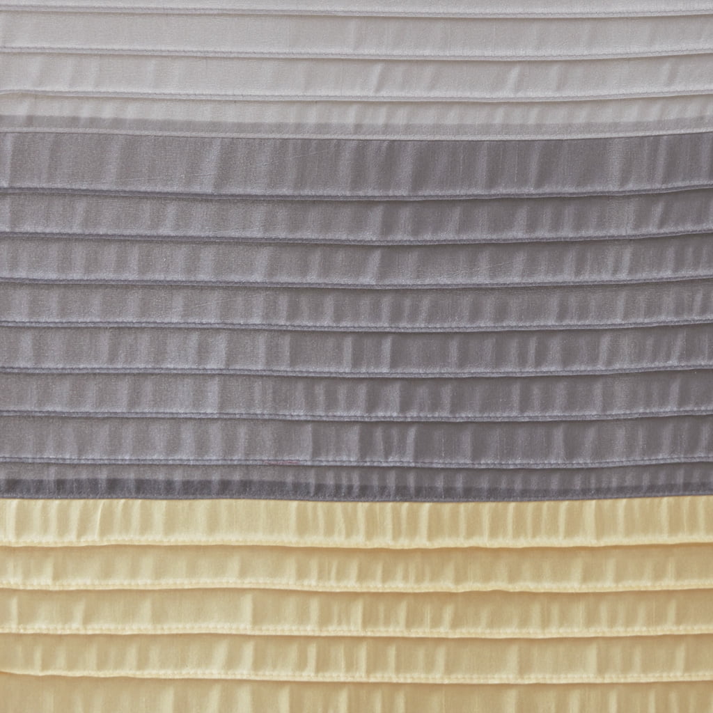 Euroco Faux Silk Shower Curtain