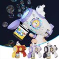thumbnail image 3 of Red Space Rabbit 15 Hole Bubble Machine Outdoor Summer Party Toy For Kids Soap Bubbles Blower Fun Play Activity Red, 3 of 3