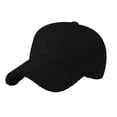 thumbnail image 1 of Jumpingount Gorra de béisbol de tamaño universal con correa ajustable Manténgase abrigado con estilo Gorras de béisbol de lana de cordero de Sombreros negro, 1 of 6
