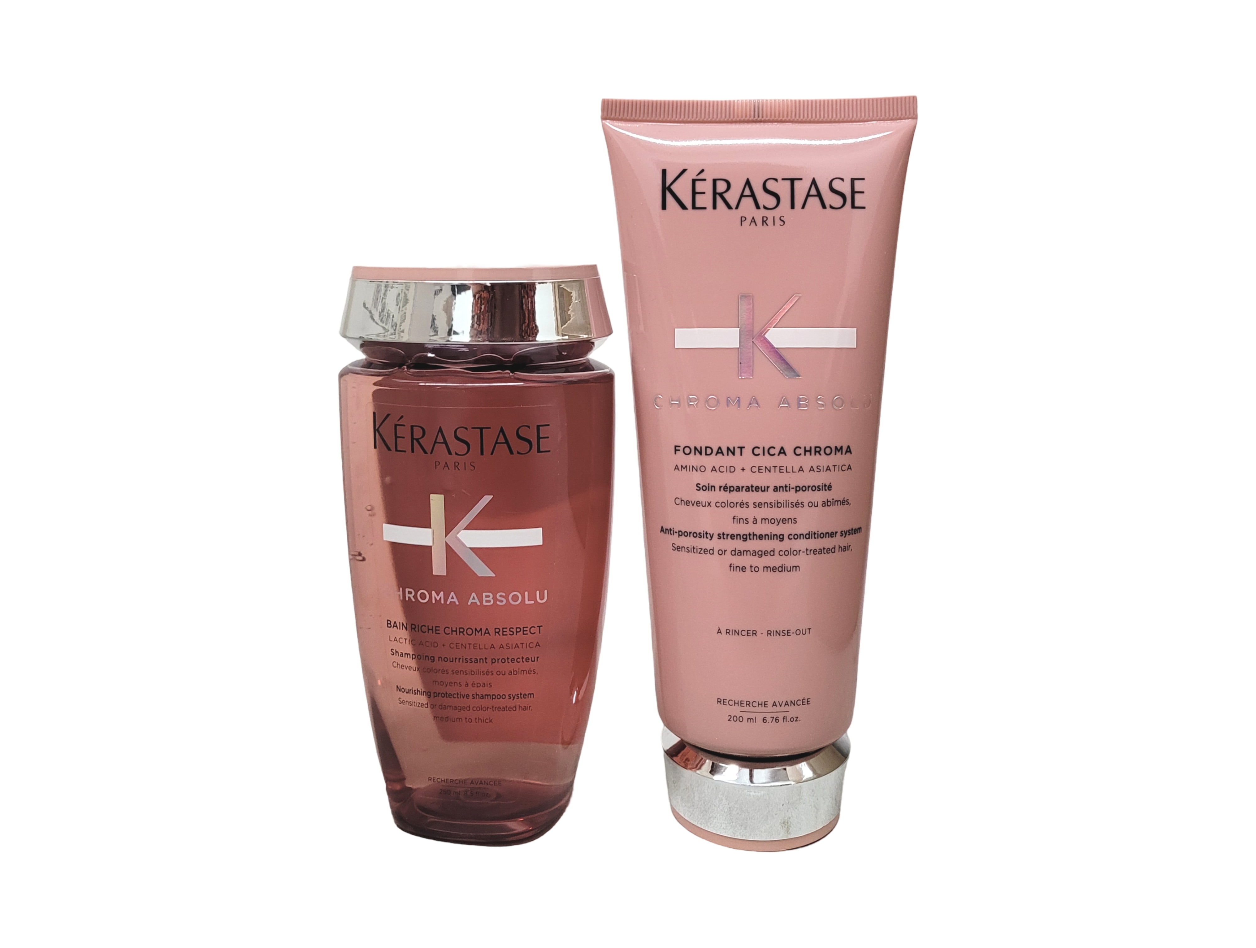 Kerastase Chroma Absolu Bain Riche Shampoo & Mask Set for Color