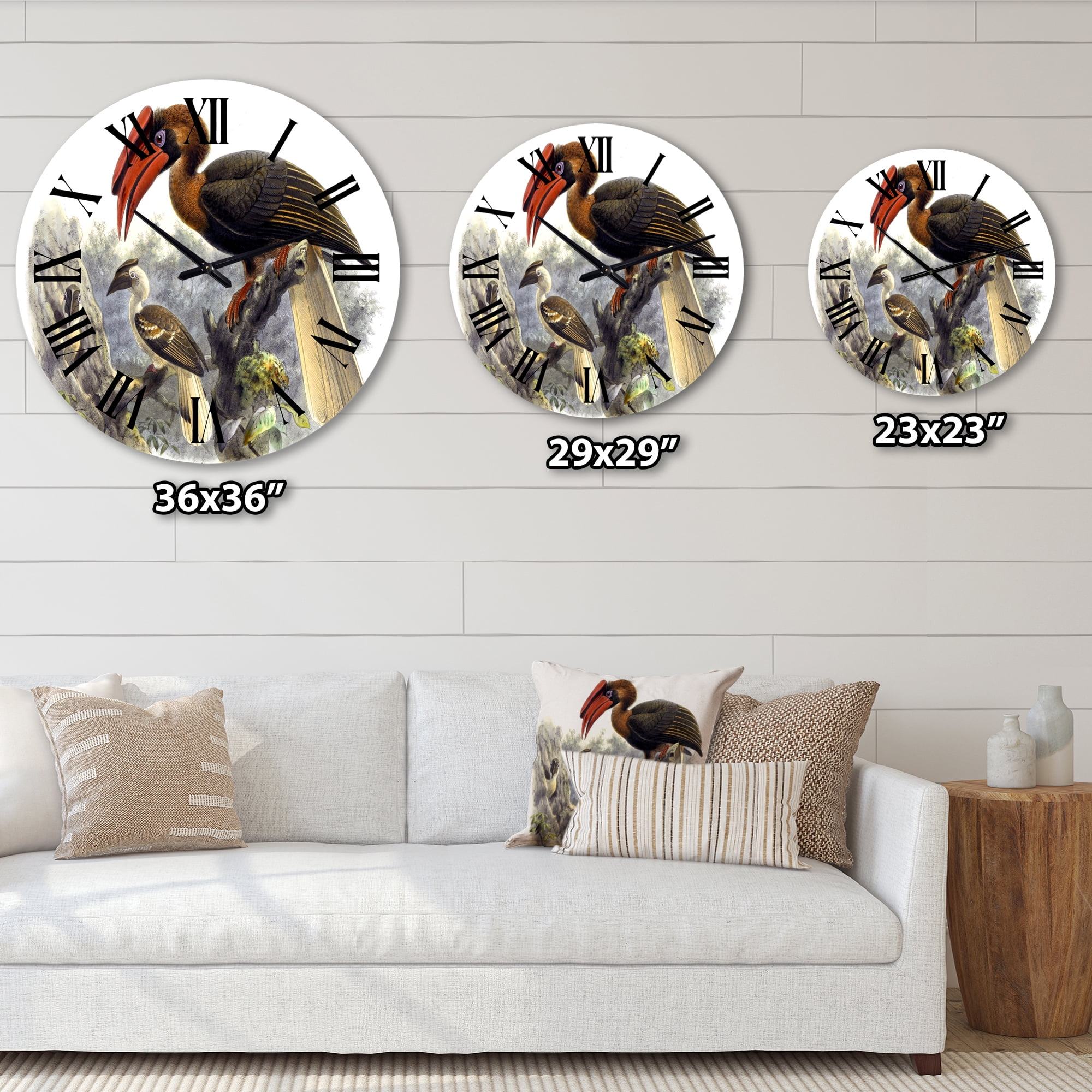 Designart 1 in Quartz Traditional Wall Clock