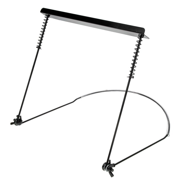 MasteelfCA Support de Cou pour Harmonica Débutant, Support d'Orgue Réglable, Support de Harpe Harmonica Noir