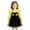 R110/Yellow, variant on Vividxx Toddler Girl Halloween Dress Long Sleeve Cartoon Print Mesh Tutu Dress Party Outfit for Kids 2-3 Years