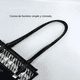 thumbnail image 4 of Bolso De Mano De Moda Para Mujer, Color Negro, 4 of 4