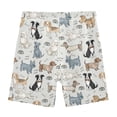 thumbnail image 4 of joogoo Pastel Dog Cartoon Girls Lined Shorts Bike Dance Bottoms 8Y, 4 of 7