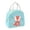 Mint Green, variant on Insulated Lunch Bag for Adults, Reusable Oxford Cloth Cooler Tote with Zipper, Navy Blue Panda Design, Portable Thermal Food Container for Work, Office, School, Picnic