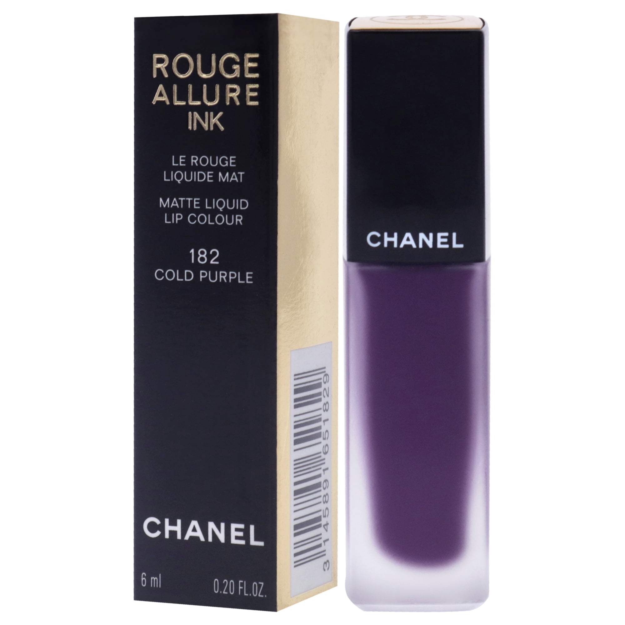 Chanel Rouge Allure Ink - 182 Cold Purple , 0.2 oz Lipstick 