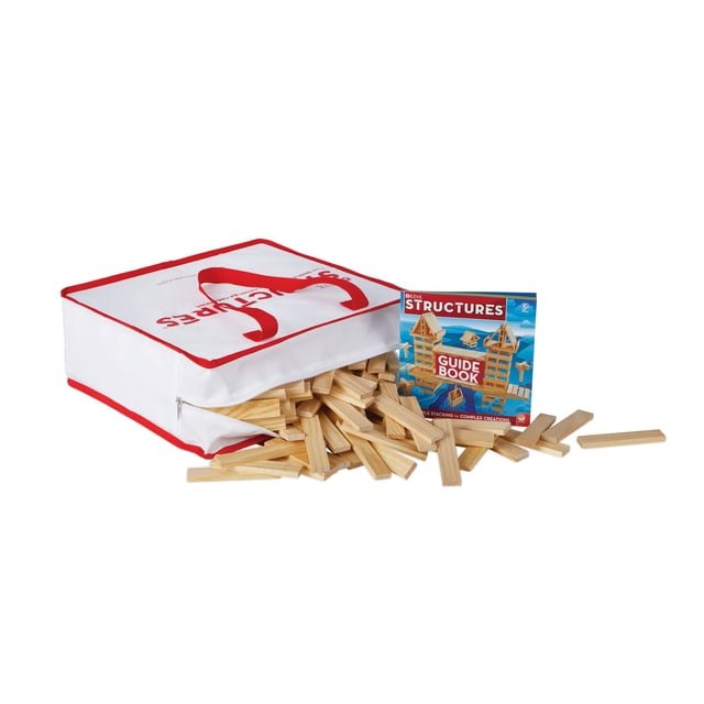 Set de bloques de construcción de madera MindWare KEVA Structures 400