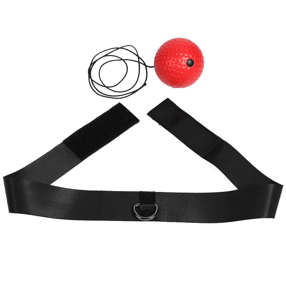 Red Ball Head-mounted Boxing Reflex Speed Ball Boxing Training Equipment 