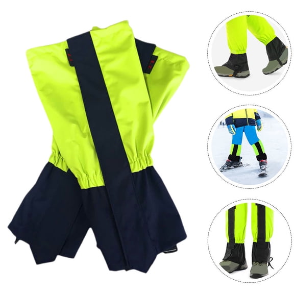 Niceauty 2Pcs Climbing Leg Gaiters Water Resistant Windproof Leg Protective Sleeves for Outdoor Activity