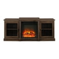 thumbnail image 6 of Manor Park Tiered Fireplace TV Stand for TVs up to 65", Dark Walnut, 6 of 8