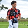 thumbnail image 3 of Balery Variety Of Fruits And Berries Camisa Polo de Hombre con Estampado, de Manga Corta y Tejido Medio, Camisa Tipo Golf Polo-Large, 3 of 6