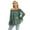 Green, variant on Women's Leopard Blouses Off the Shoulder Chiffon Tops Tiered Long Sleeve Casual Shirts Dressy Blouse Tops, Green S