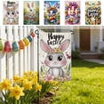 thumbnail image 7 of SLYNSHome Happy Easter Garden Flag for Outdoor, Floral Rabbit Bunny Banner Yard Outdoor Decoration, 7 of 7