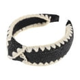 thumbnail image 4 of Unique Bargains 1 Pc Headband Yarn-edge Knotted Hair Accessories for Women Black, 4 of 5